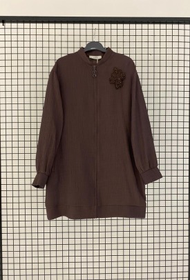 Armine Trend Yazlık Fermuarlı Hırka